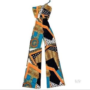 ⚫️  Laqueen printed y2k one shoulder jumpsuit​​